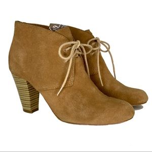 FOSSIL Tan Suede Desert Ankle Boots / Booties
